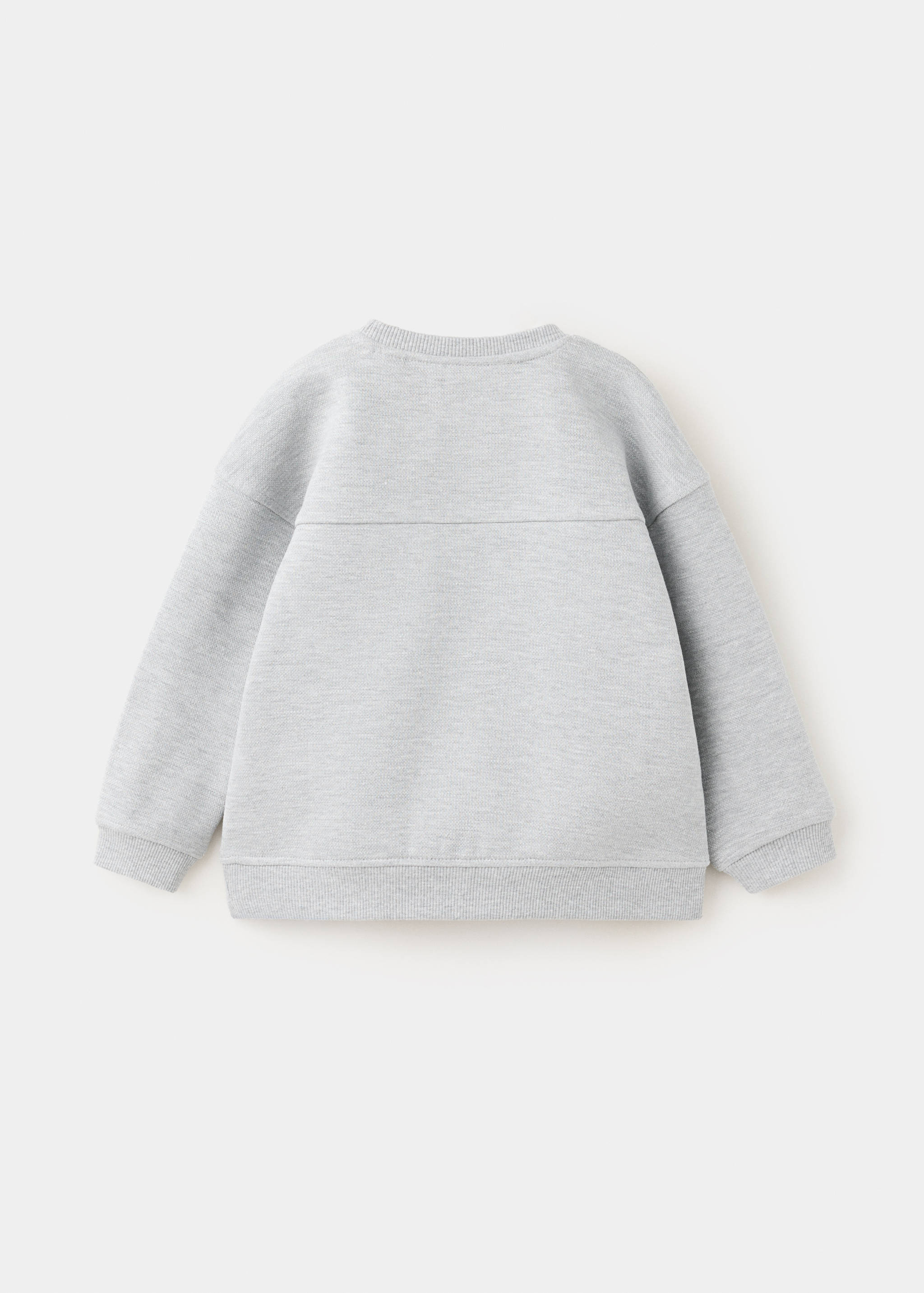 Oversized sweatshirt with a pocket - Reverse of the article