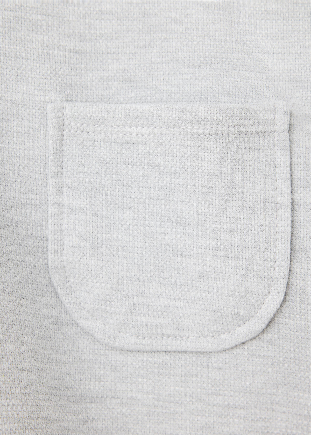 Oversized sweatshirt with pocket — Light Heather Grey
