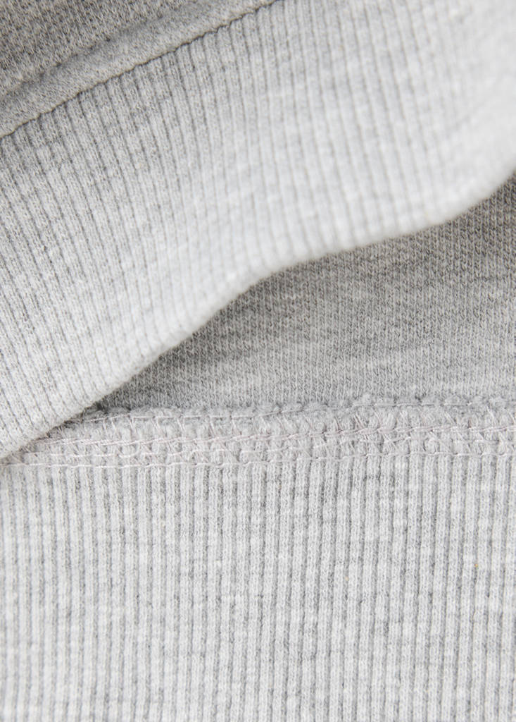 Oversized sweatshirt with pocket — Light Heather Grey