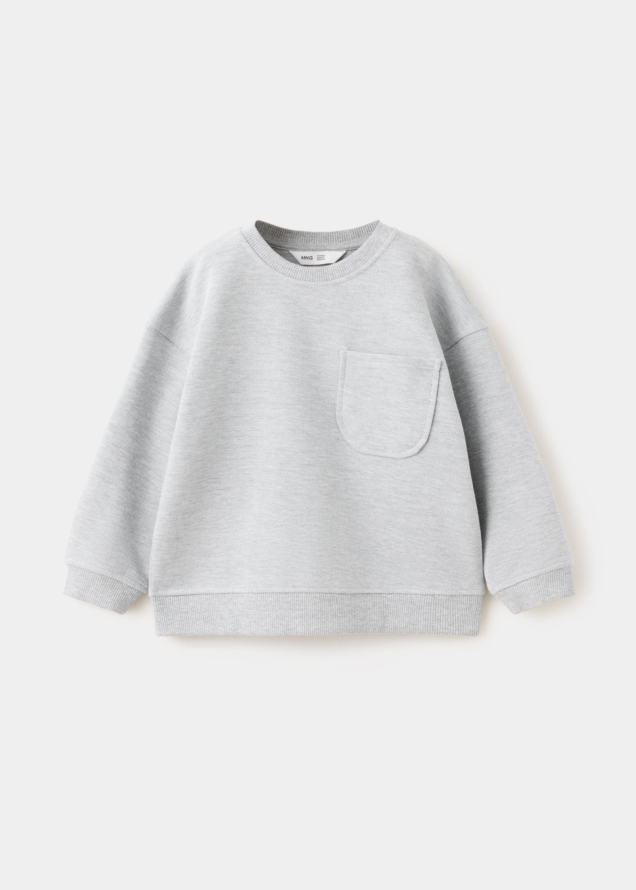 Oversized sweatshirt with a pocket - Article without model