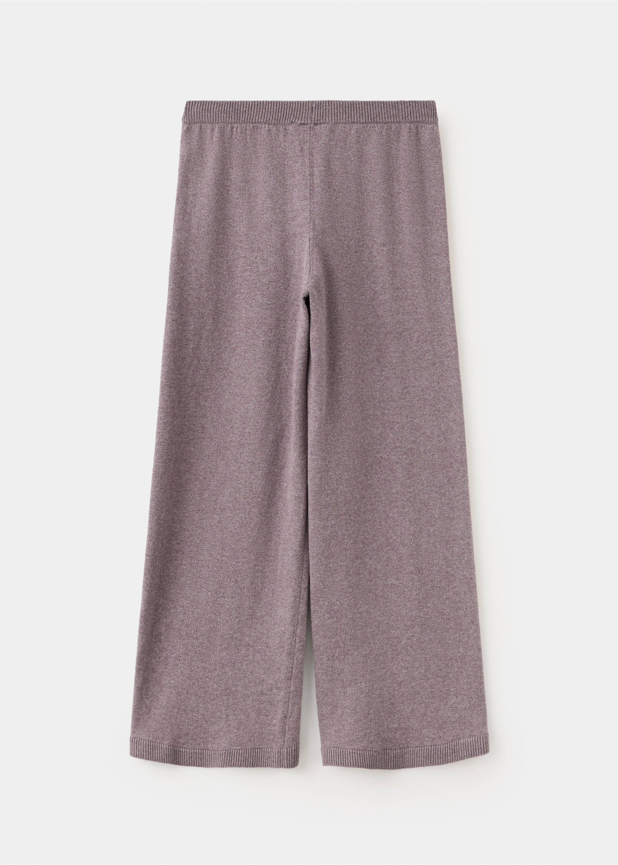 Pantalón wide leg algodón - Reverso del artículo, Mora. Ref: 37084783-00.