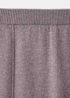 Cotton wide leg trousers — Blackberry 3