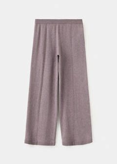 Cotton wide leg trousers — Blackberry 2