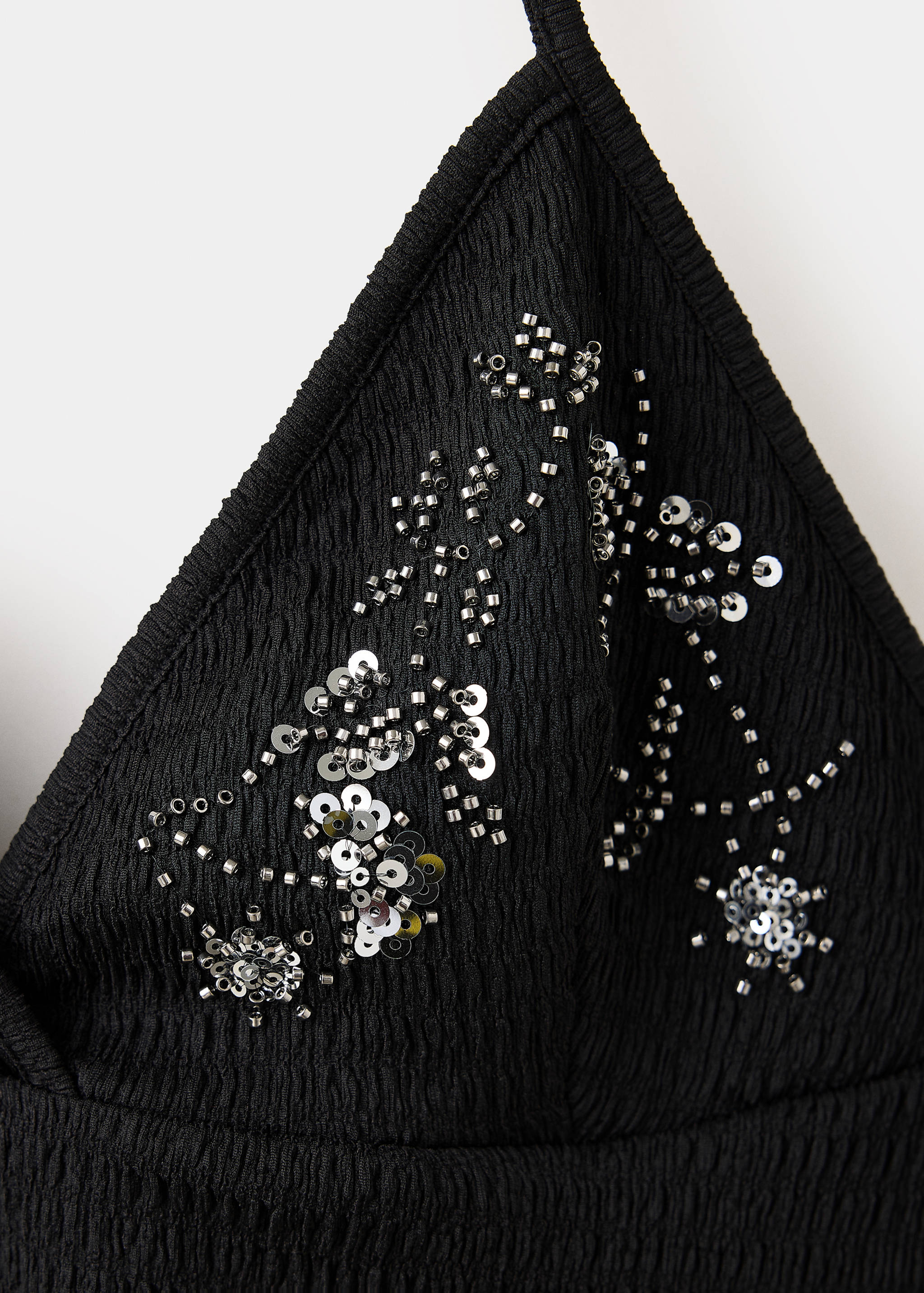 Embroidered halter top - Details of the article 8