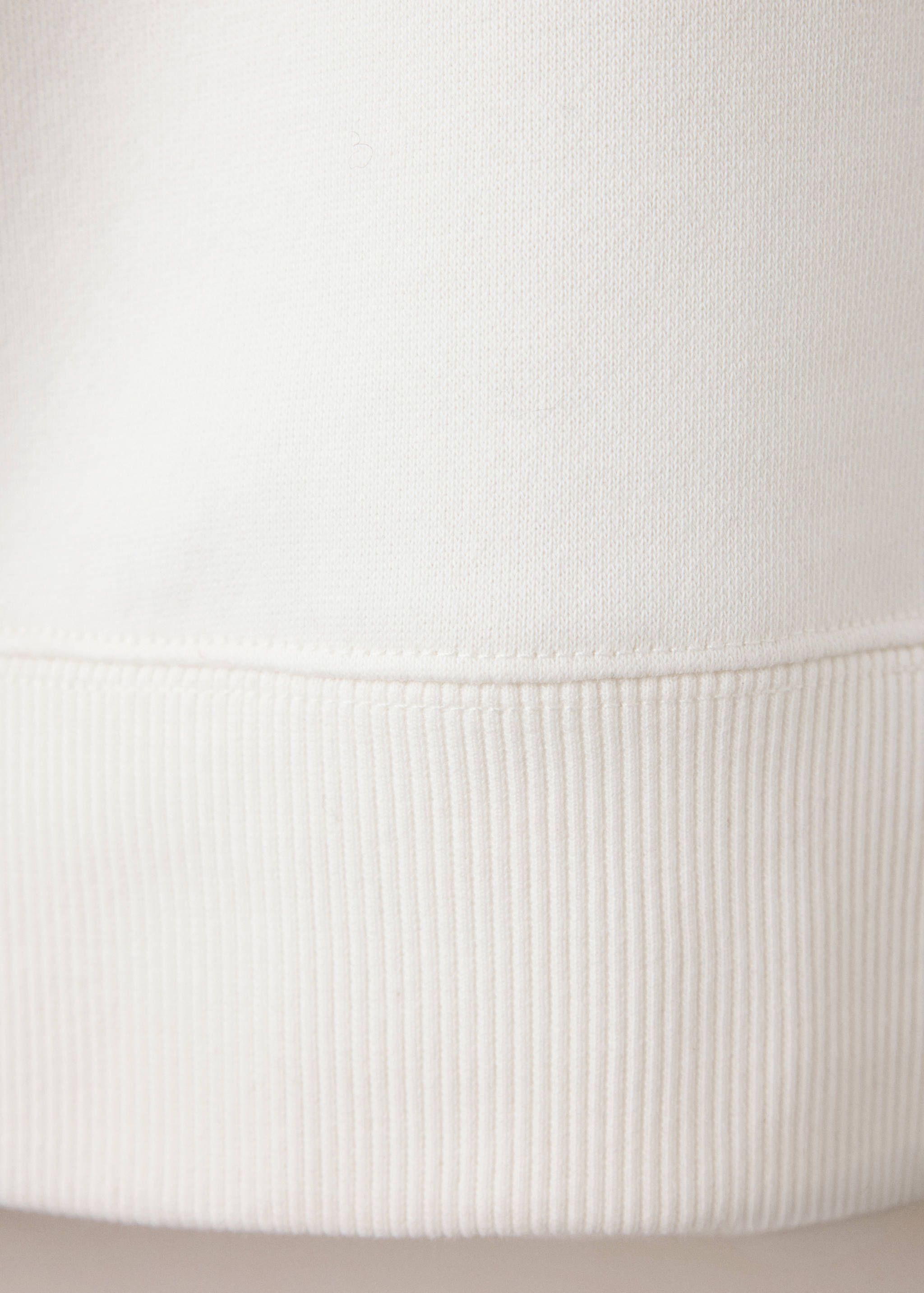 Cotton sweatshirt with embroidered details - Details of the article 8