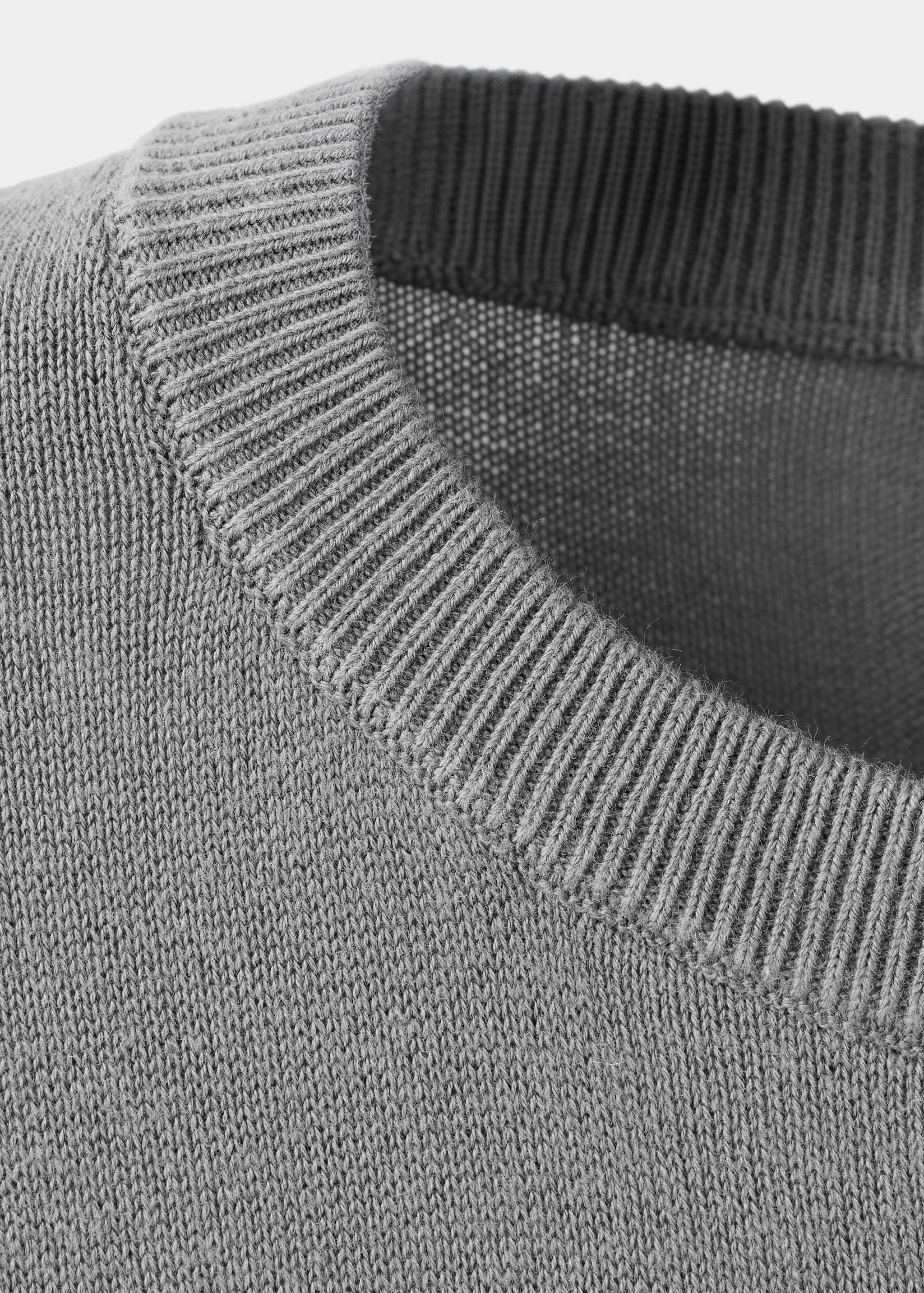 Knitted cotton sweater - Details of the article 8