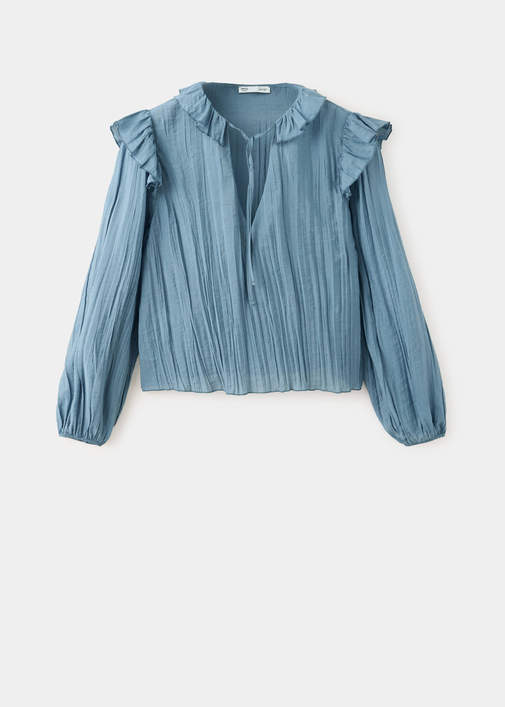 Blouse plissée volants - Article sans modèle