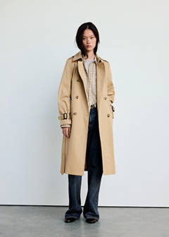 Classic trench coat with belt — Beige 2