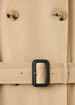 Classic trench coat with belt — Beige 10