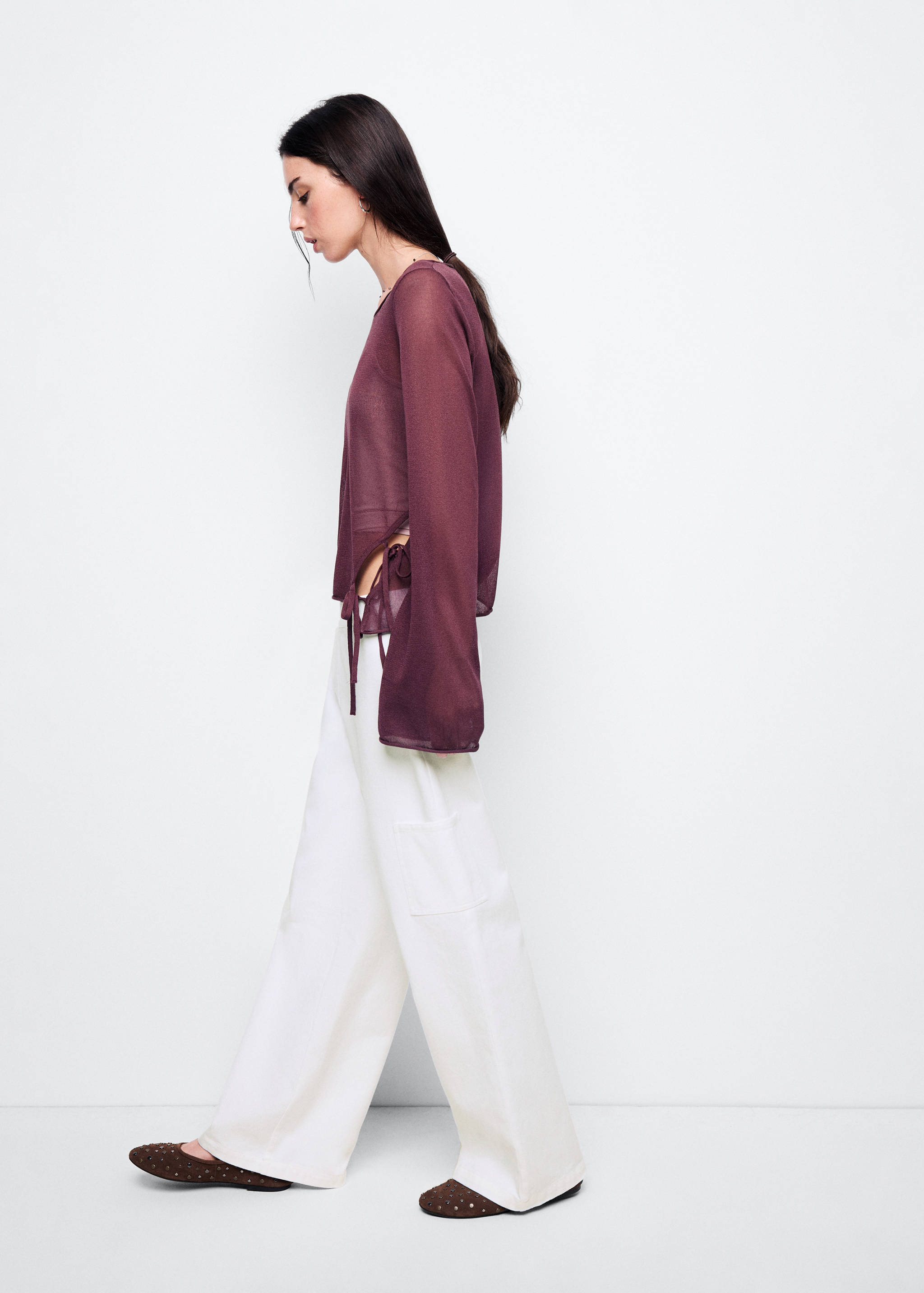 Jean wideleg cargo - Plan moyen