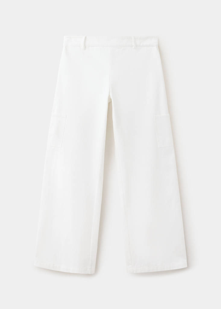 Wide leg cargo jeans — Off White