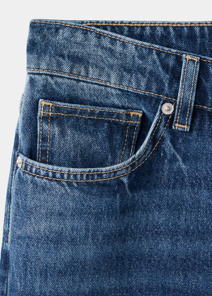 Low-rise slim jeans — Dark Blue