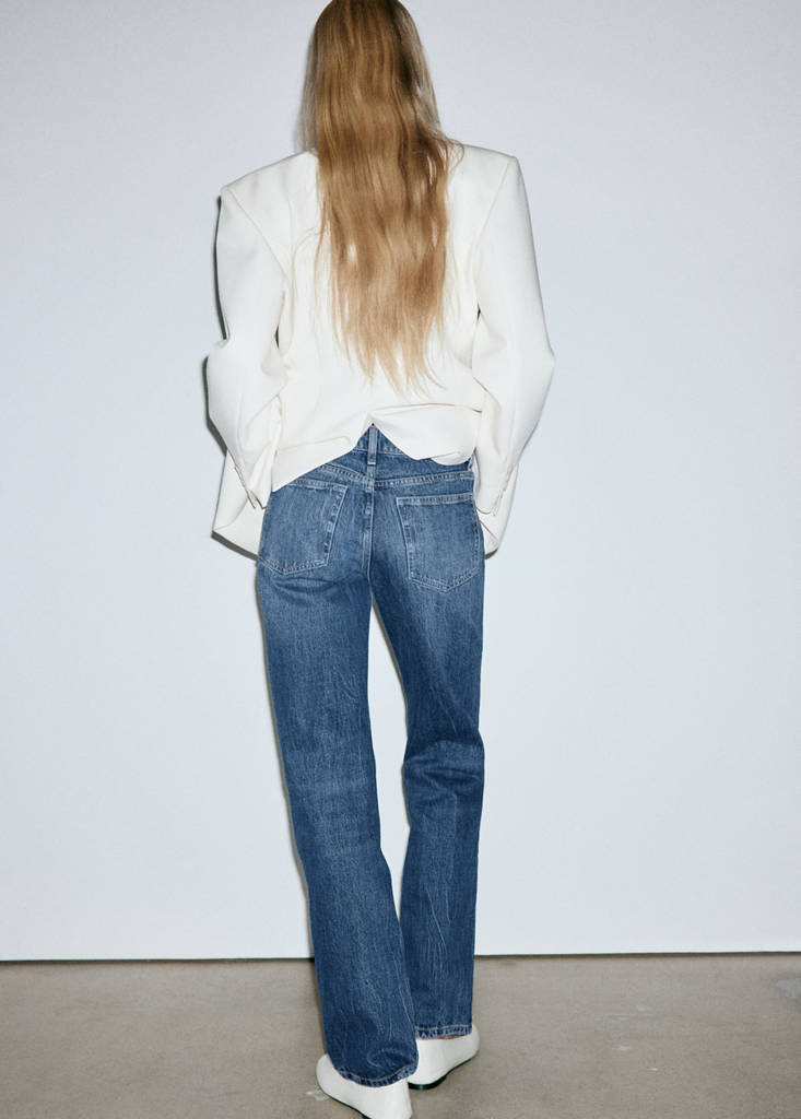 Low-rise slim jeans — Dark Blue