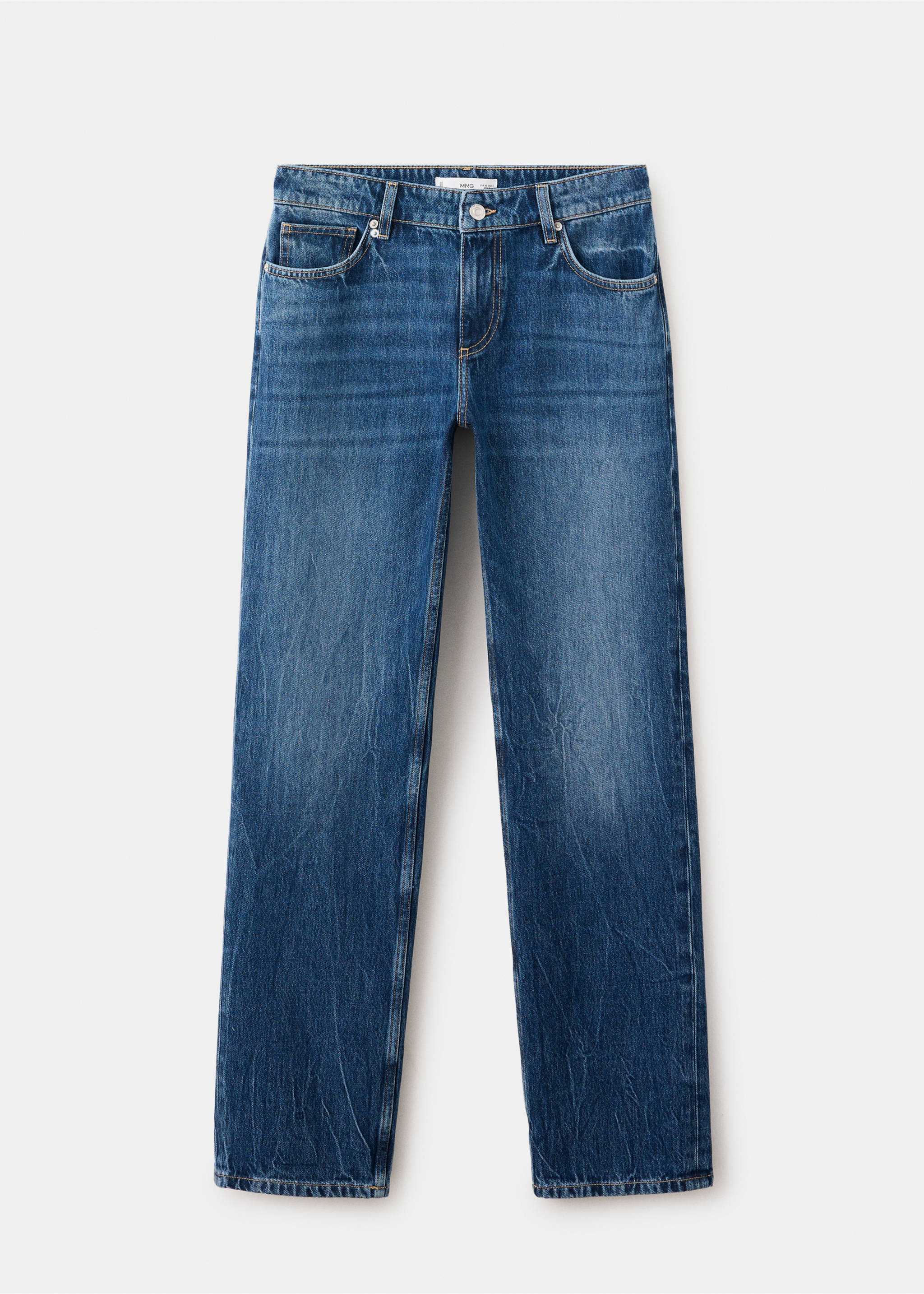 Jeans slim tiro bajo - Artículo sin modelo, Azul oscuro. Ref: 37084801-00.