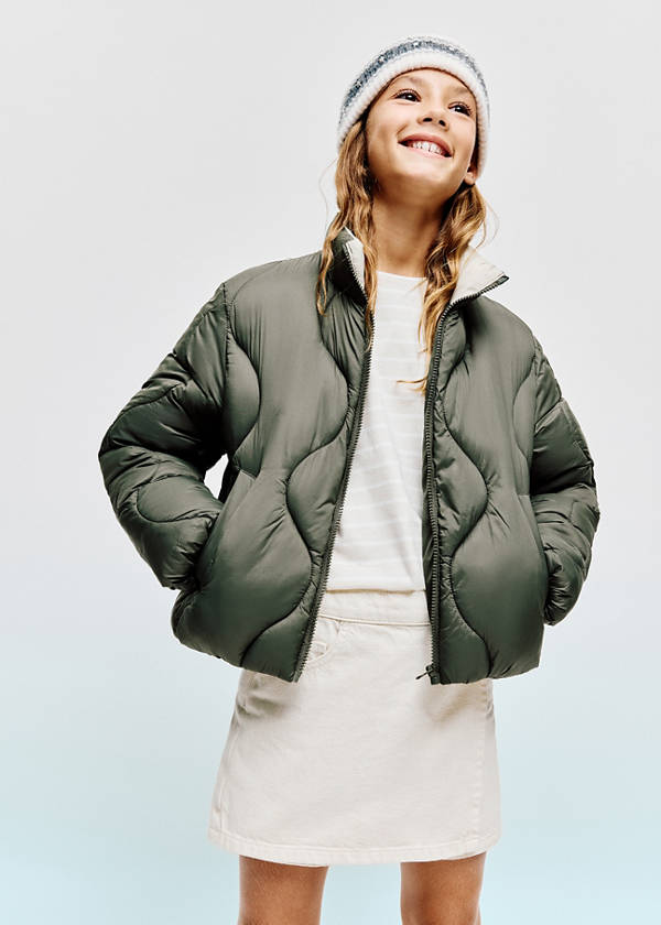 Quilted jacket — Khaki