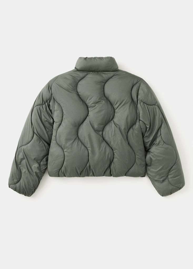 Quilted jacket — Khaki