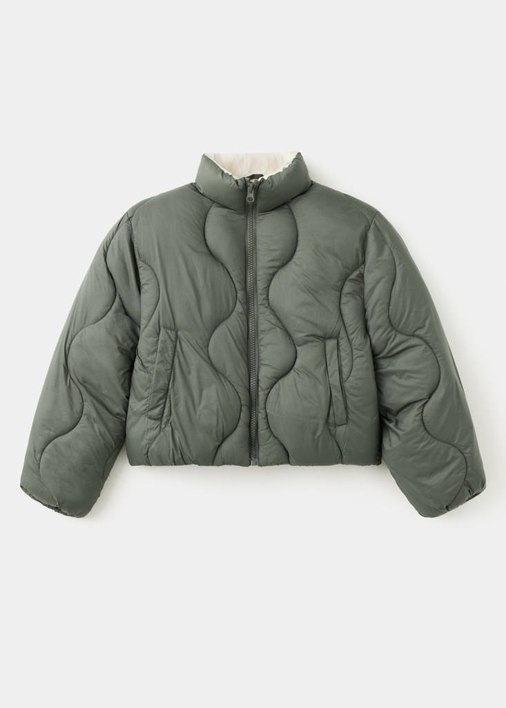 Quilted jacket — Khaki