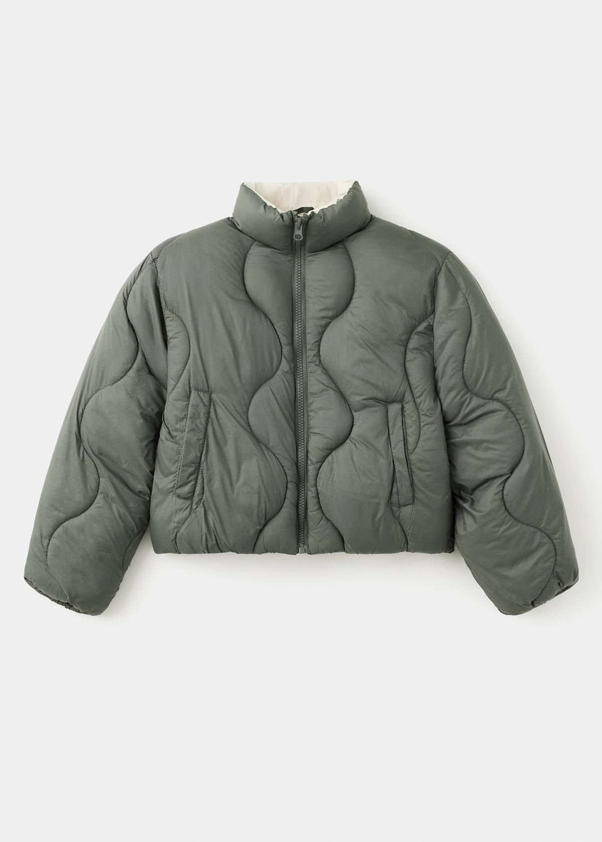 Quilted jacket — Khaki
