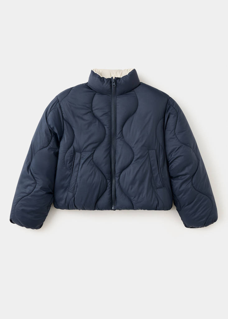 Quilted jacket — Navy