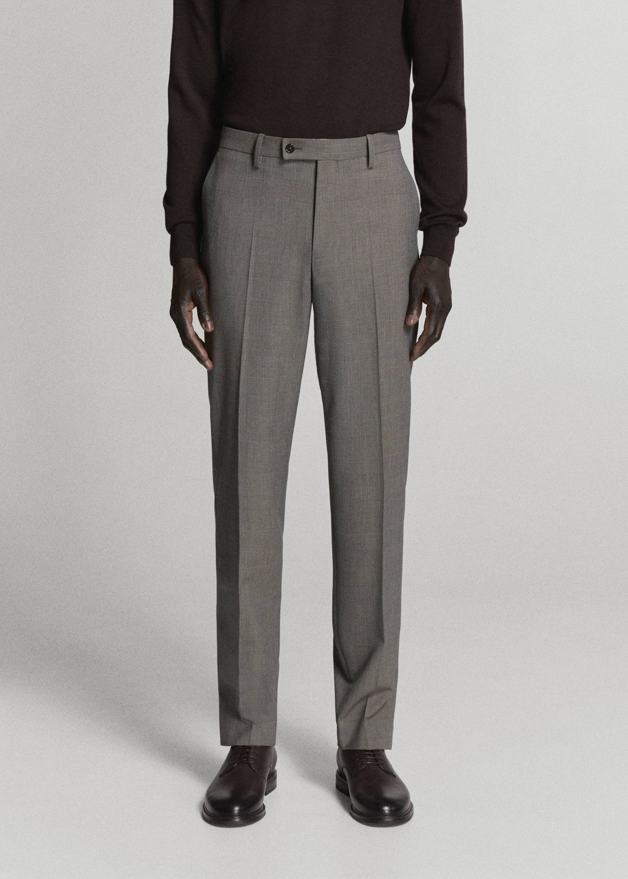 Pantalón traje Milán slim fit - Plano medio