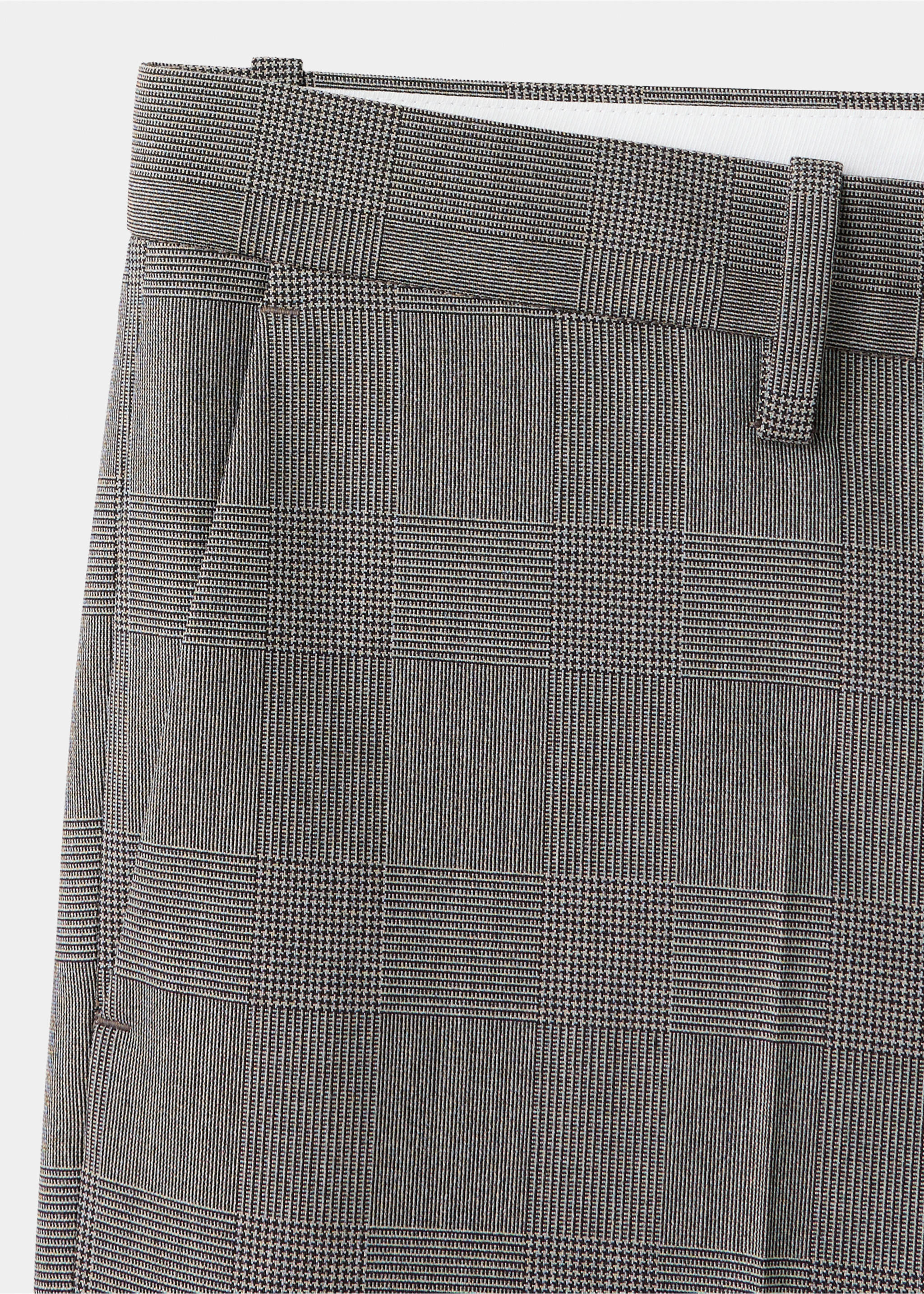 Milan slim-fit suit trousers - Details of the article 0, Brown. Ref: 37085153-00.
