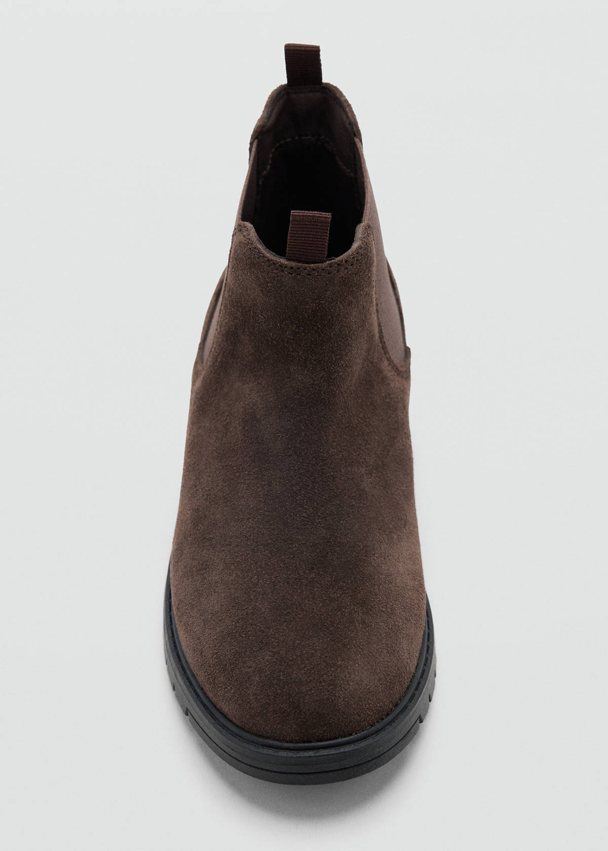 Leather chelsea boots — Chocolate