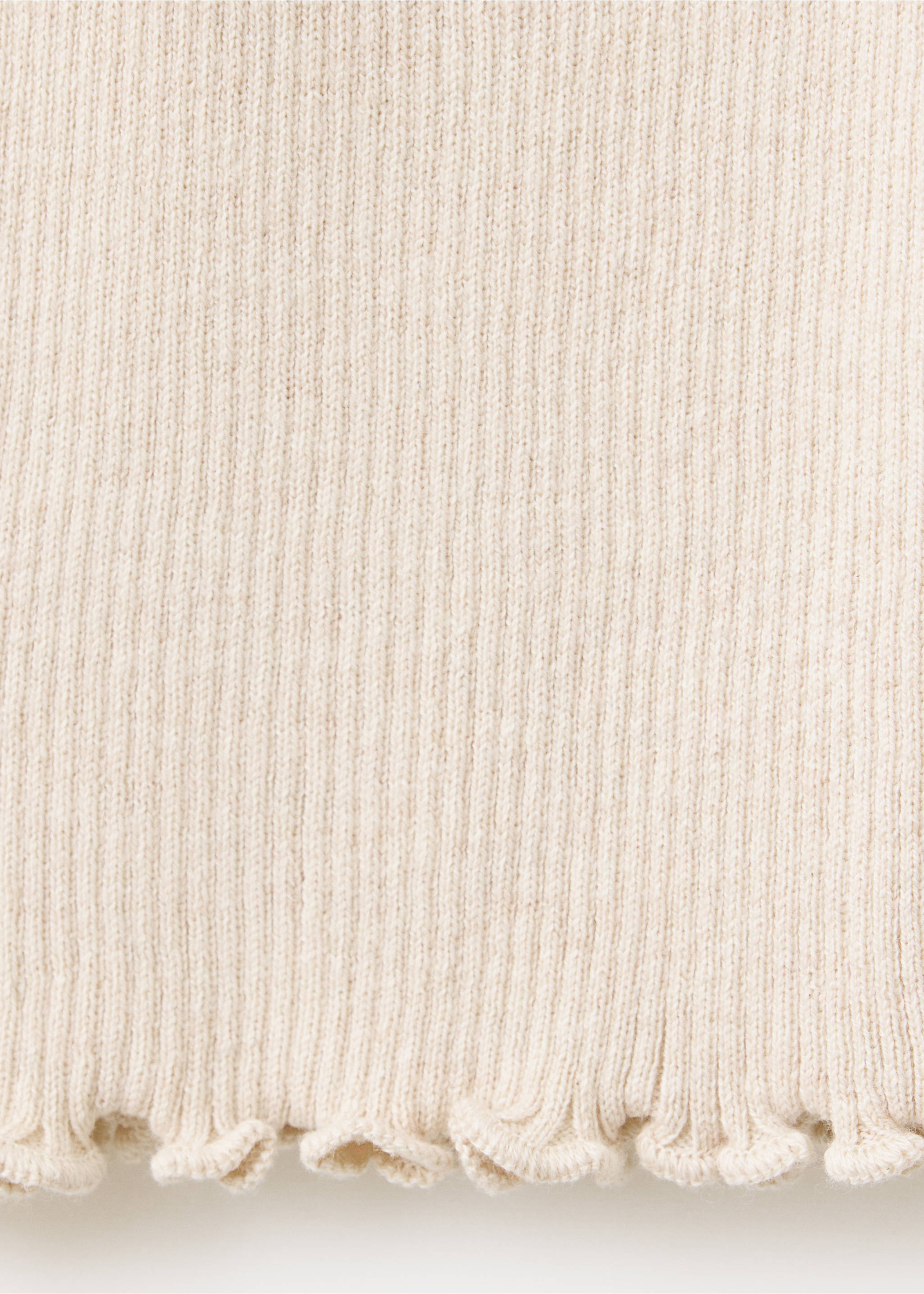 Pantalon maille côtelée - Détail de l'article 0, Beige. Ref: 37085160-00.