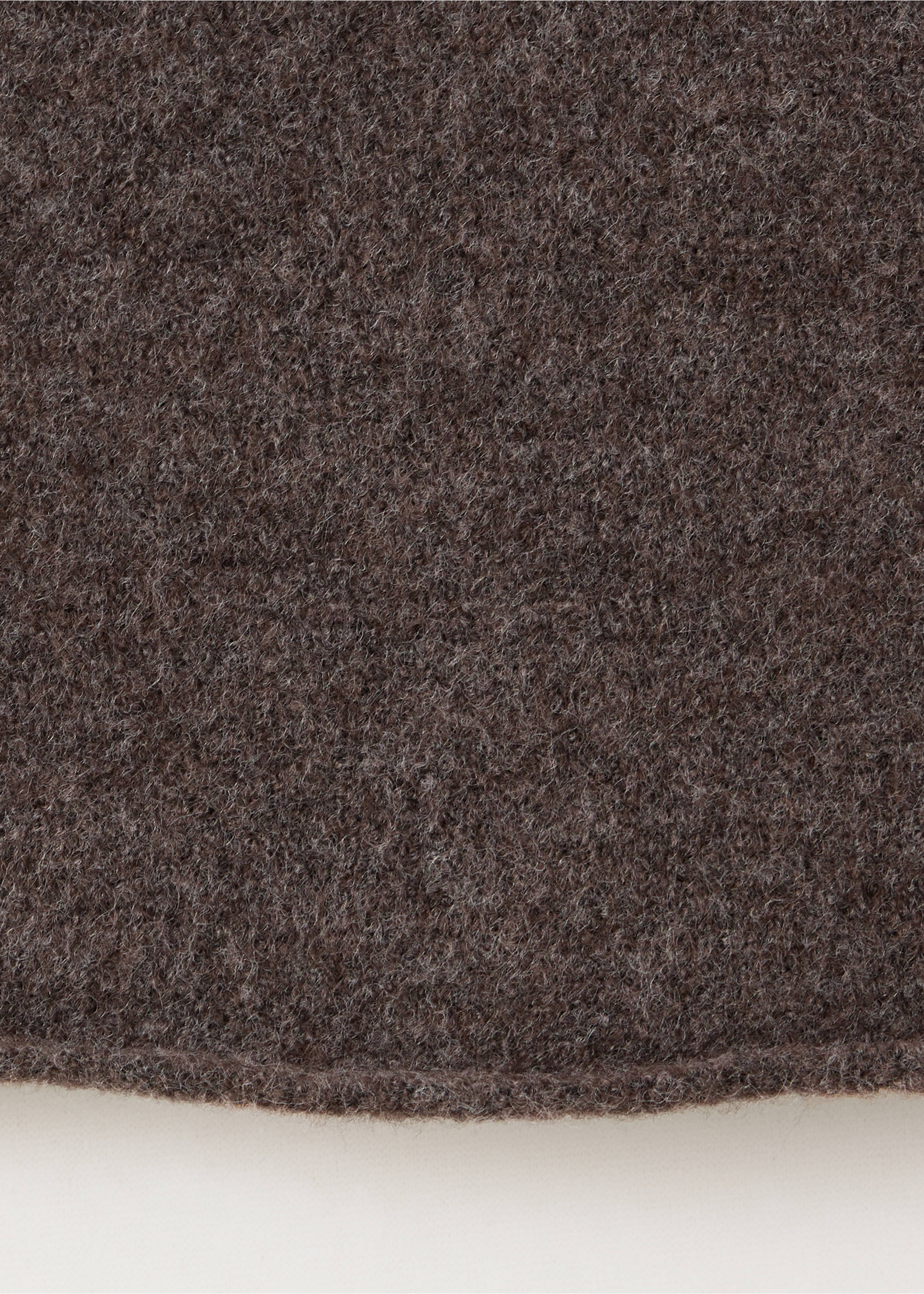 Straight knitted trousers - Details of the article 0, Brown. Ref: 37085161-00.