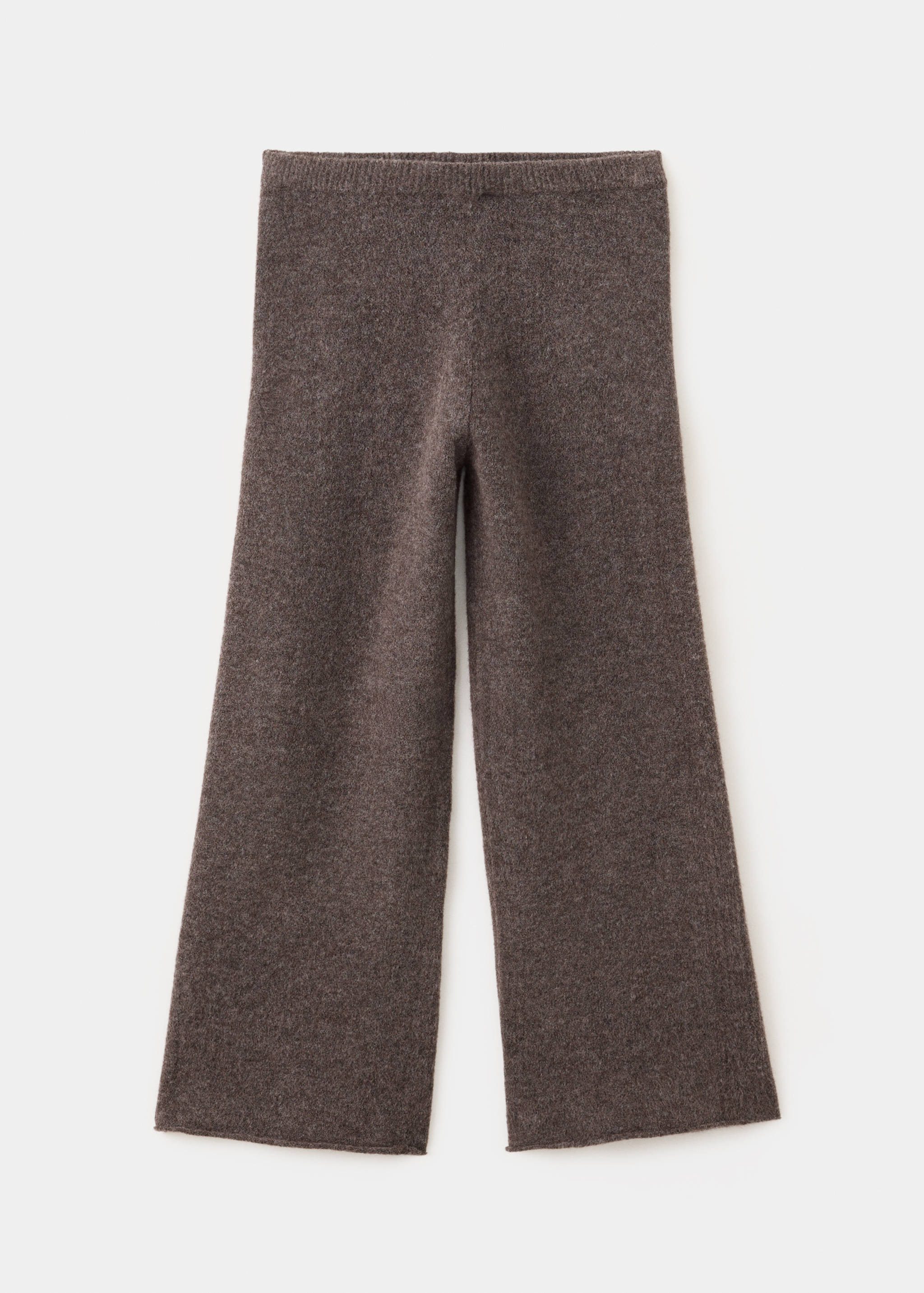 Straight knitted trousers - Article without model