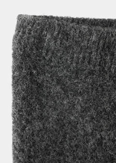 Straight knitted trousers — Charcoal 3