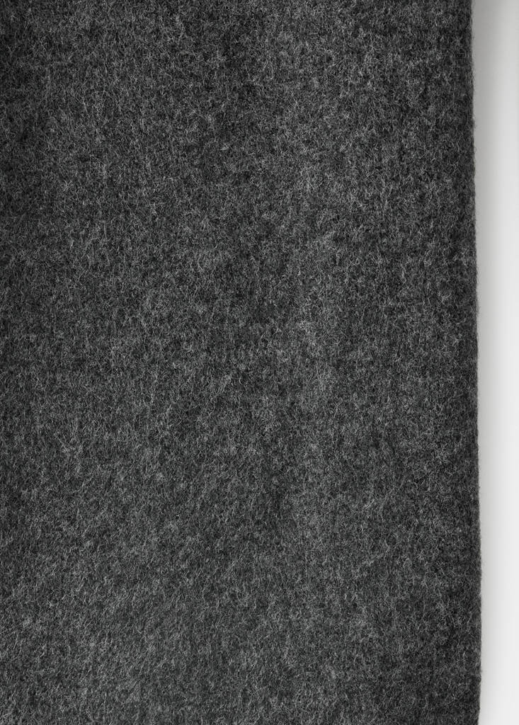 Straight knitted trousers — Charcoal
