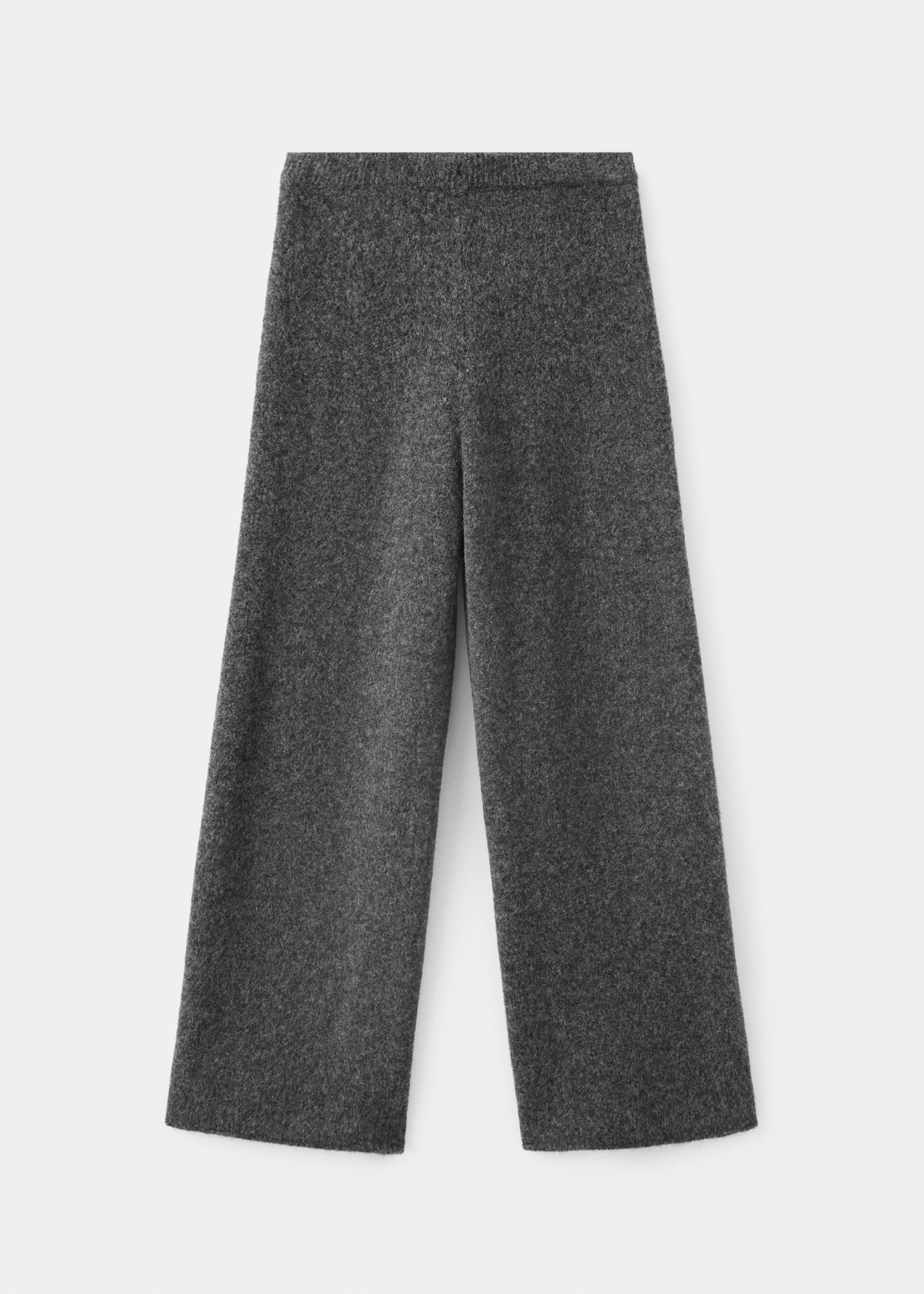 Straight knitted trousers - Article without model