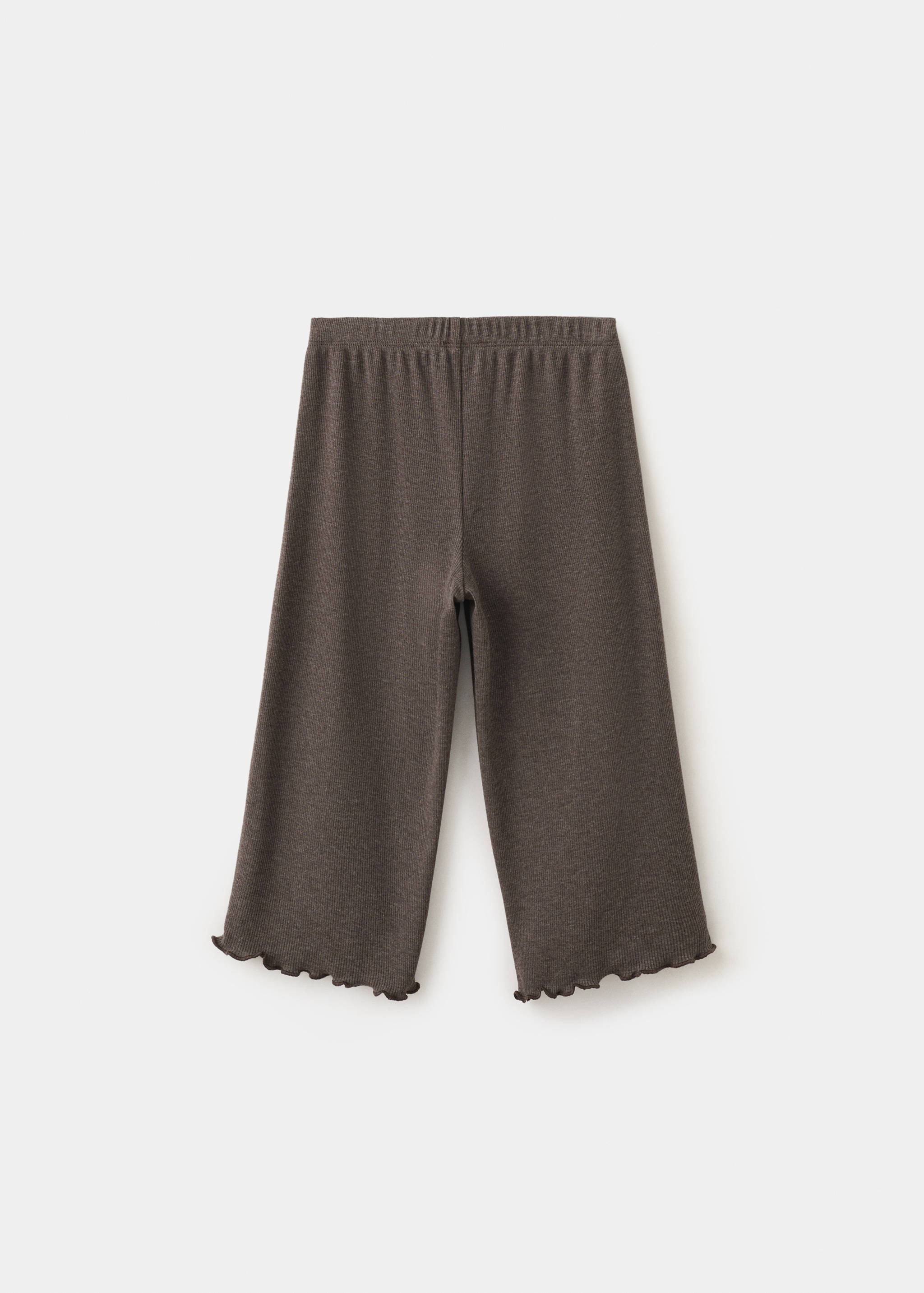 Scalloped-detail knit trousers - Reverse of the article