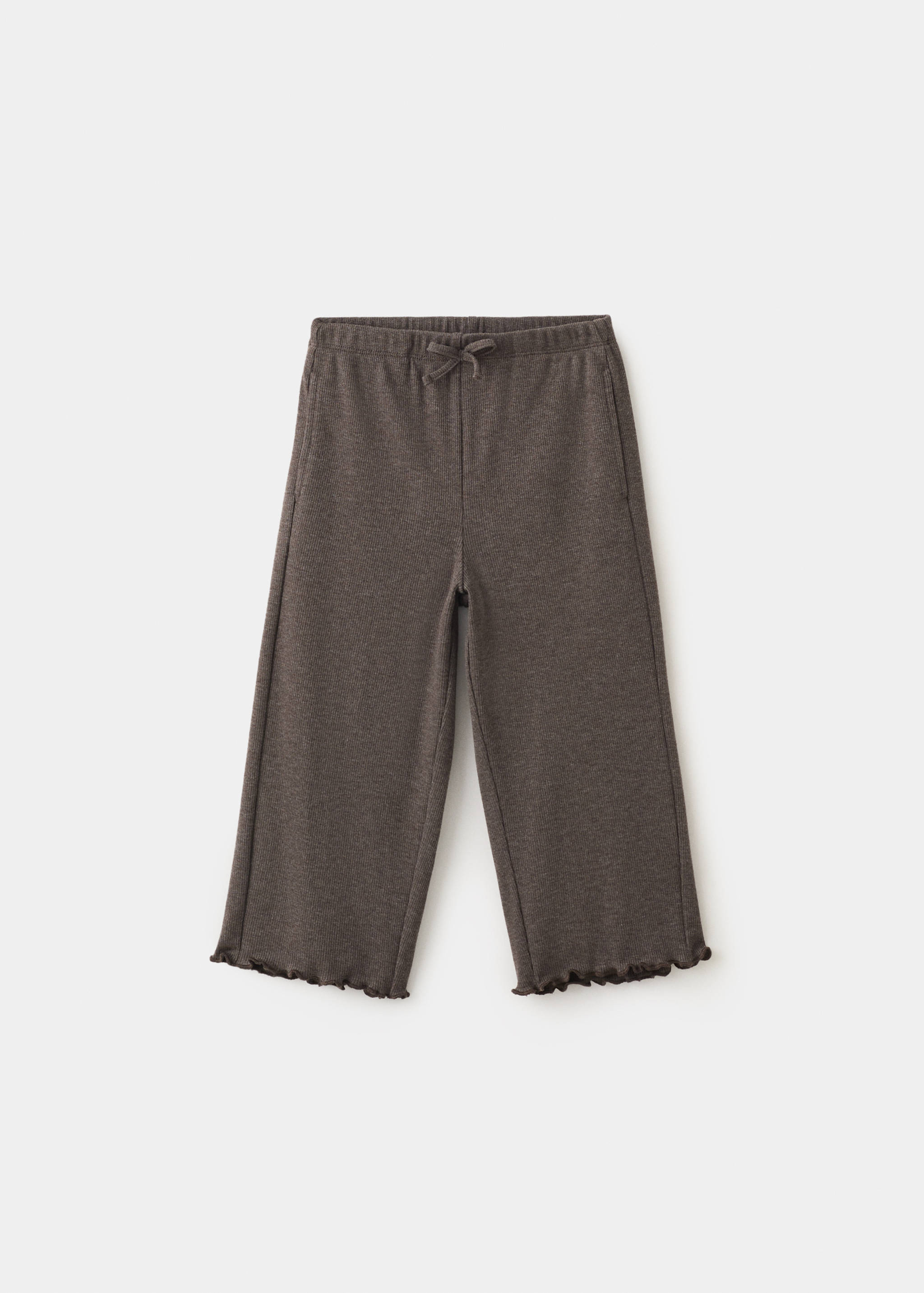 Scalloped-detail knit trousers - Article without model