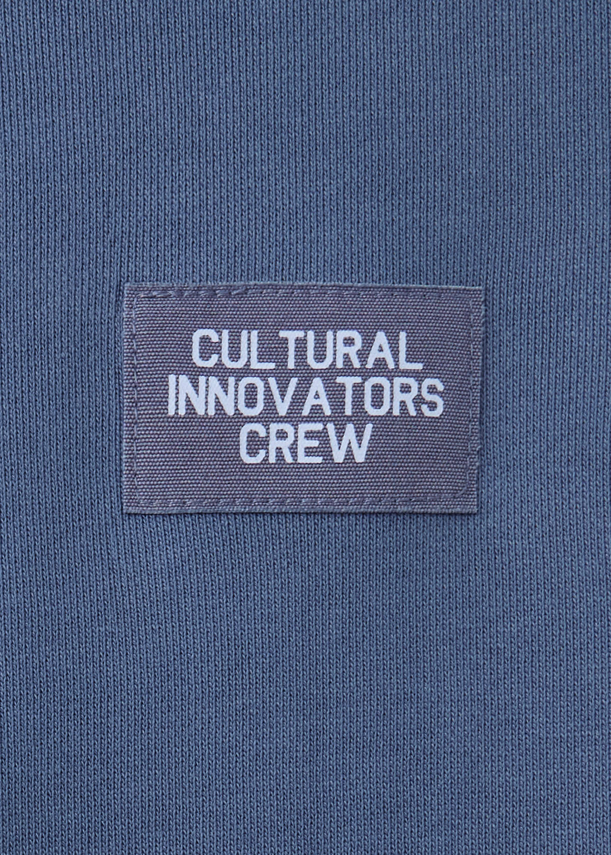 Washed-effect hooded sweatshirt — Blue