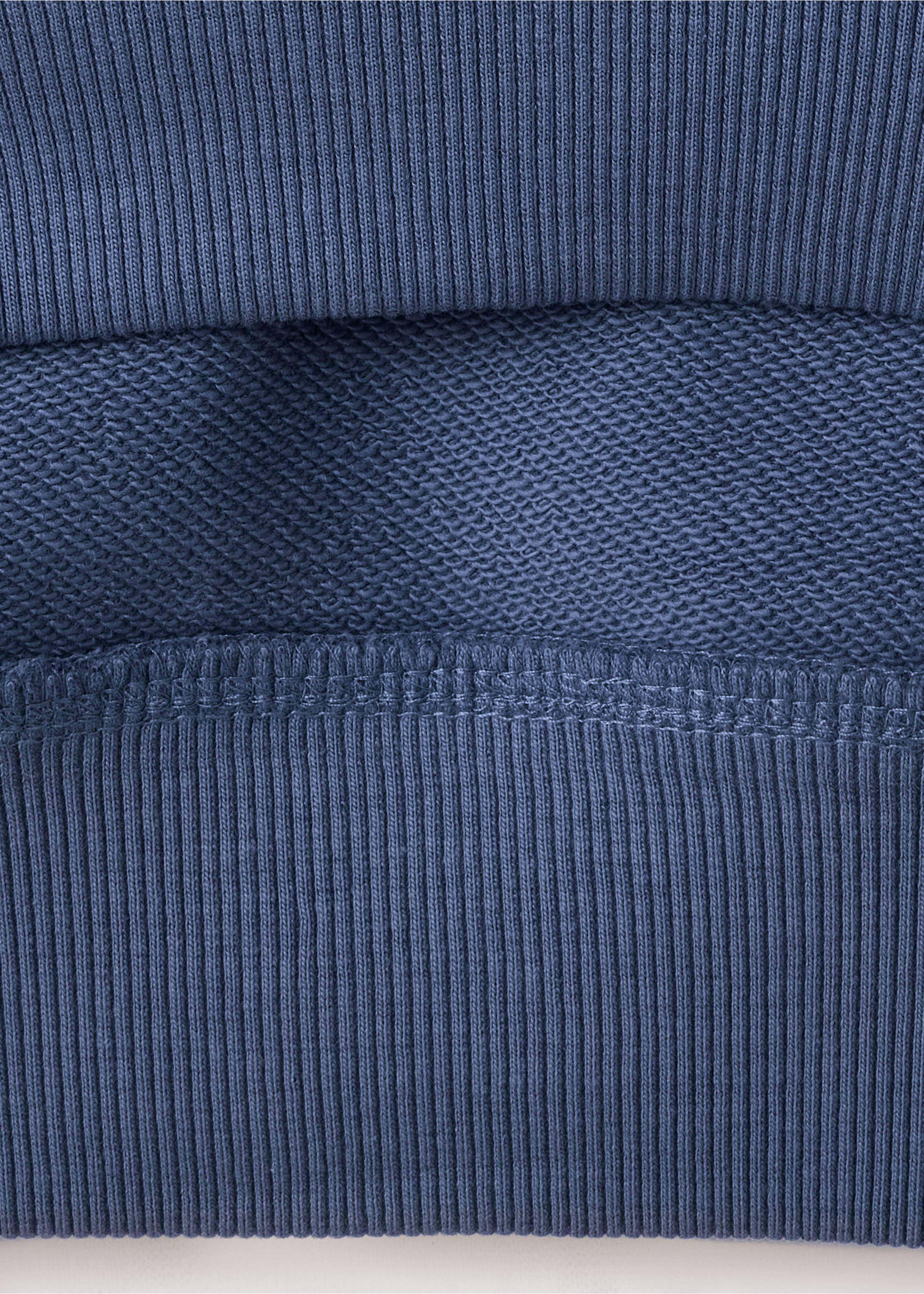 Hoodie mit Washed-Effekt - Detail des Artikels 0, Blau. Ref: 37085166-00.