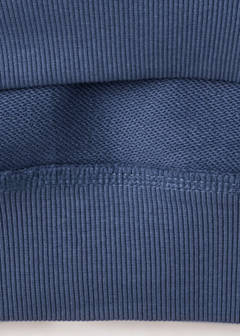 Washed-effect hooded sweatshirt — Blue 7