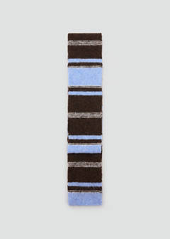 Striped scarf — Sky Blue 1