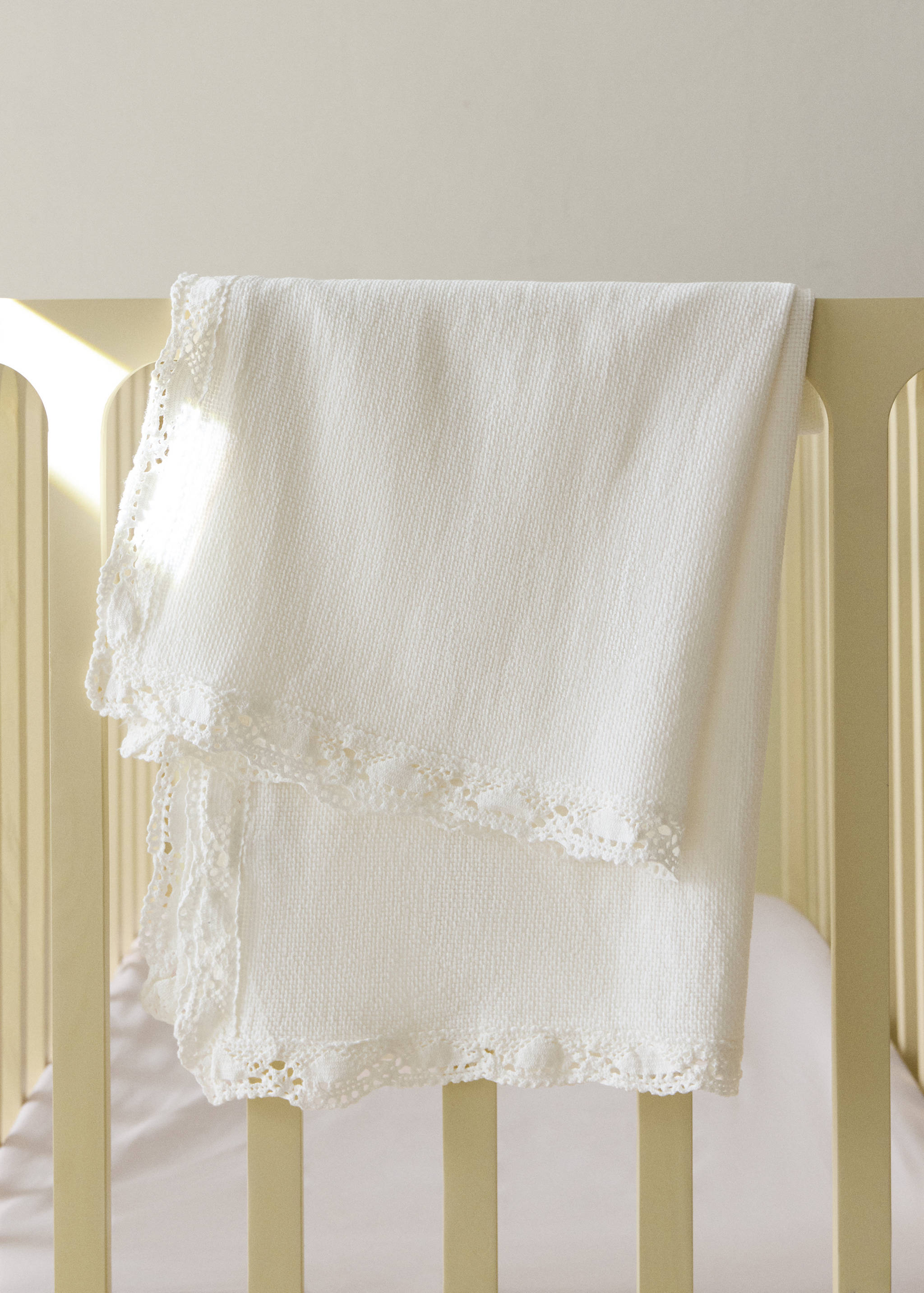 Édredon berceau 100 % coton dentelle - Plan général