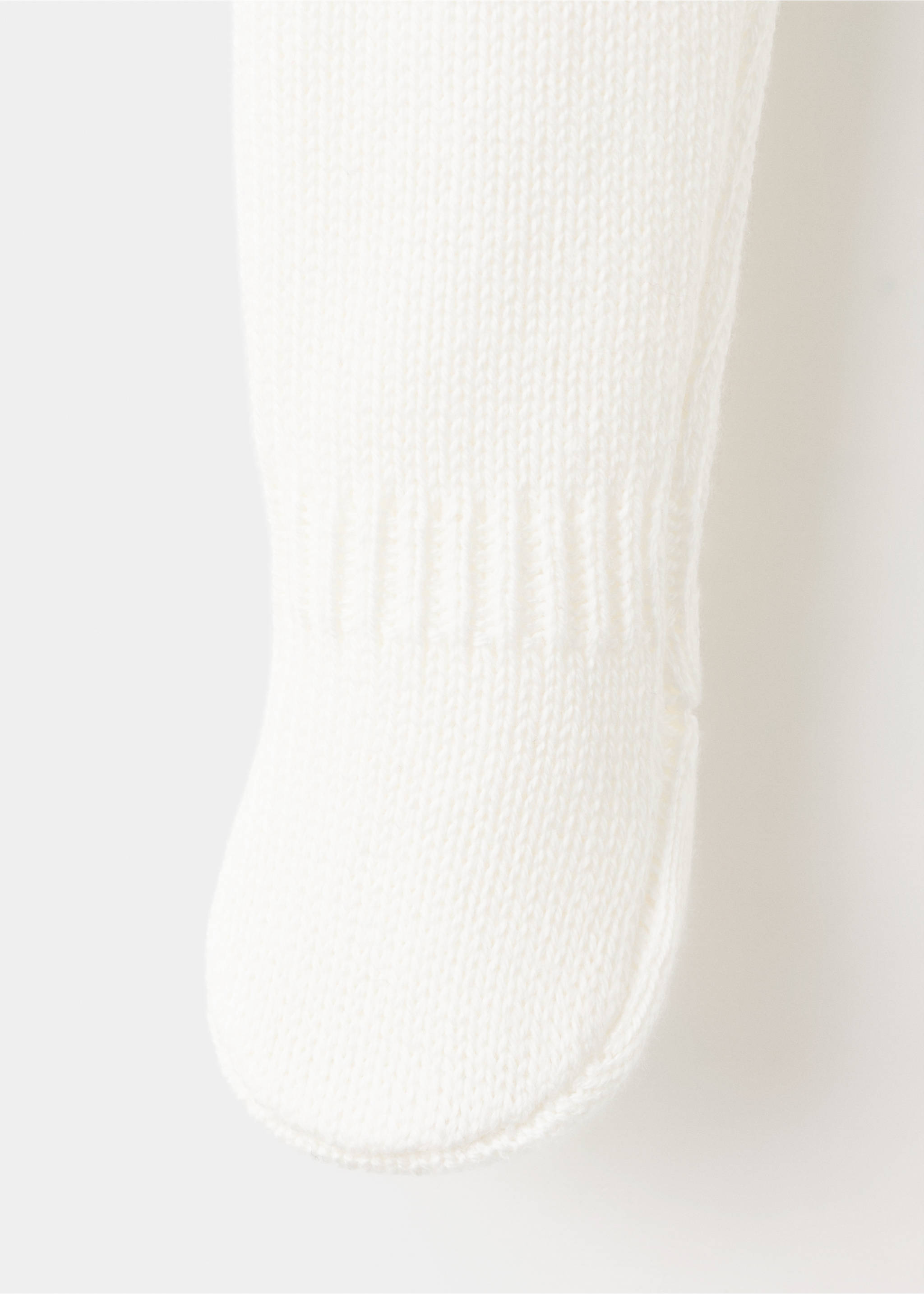 Knitted leggings - Details of the article 0, Off White. Ref: 37085173-00.