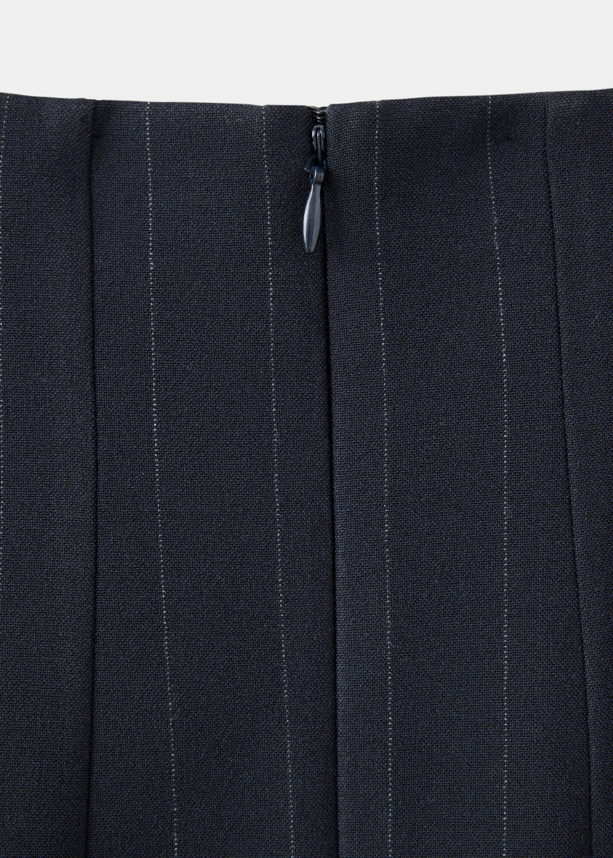 Midi pinstripe skirt - Details of the article 8