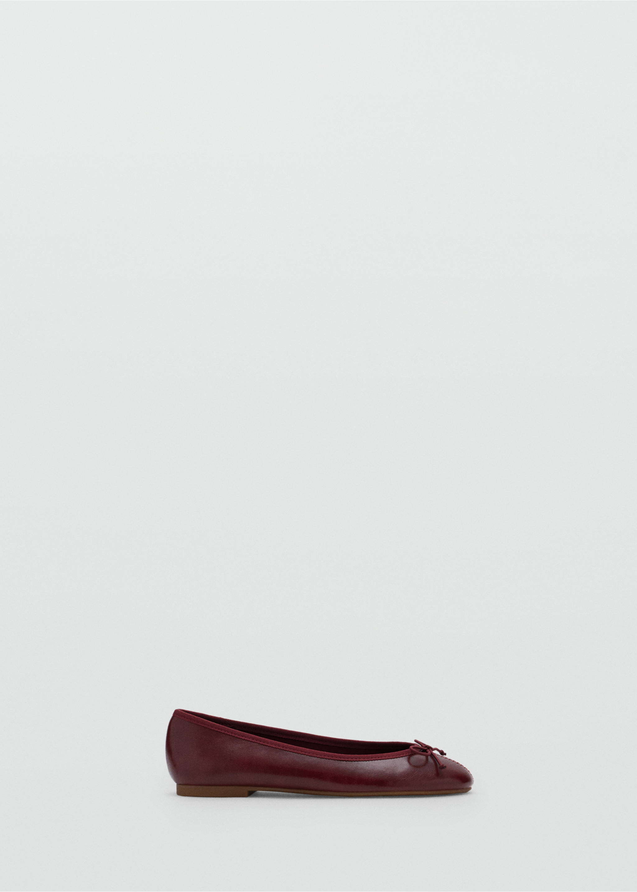 Bow ballerina - Article without model, Burgundy. Ref: 37085838-00.