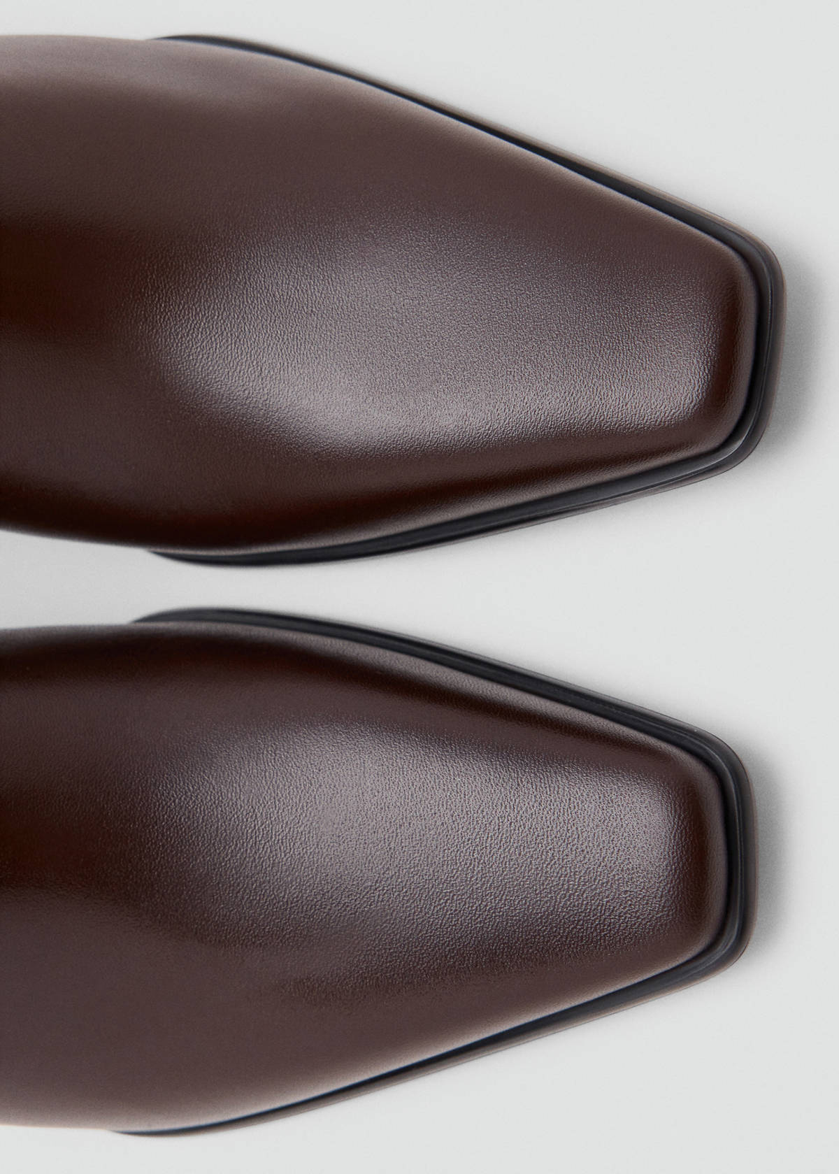 Suede ankle boots with pointed toe — Chocolate