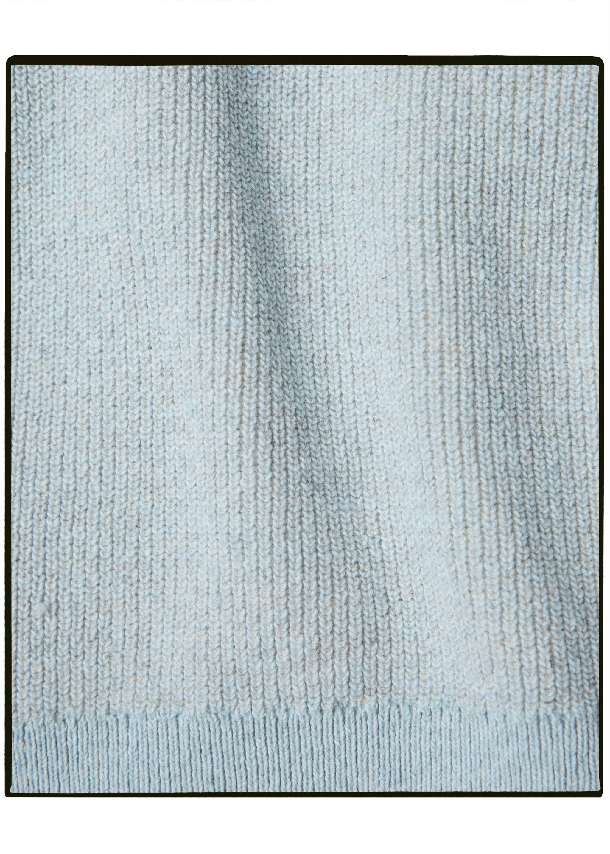 Cotton-blend ribbed polo shirt - Details of the article 0, Off White. Ref: 37085841-00.