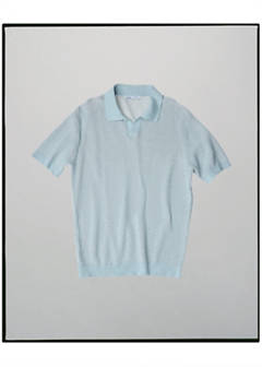 Pinori Filati cotton-blend polo shirt — Off White 6