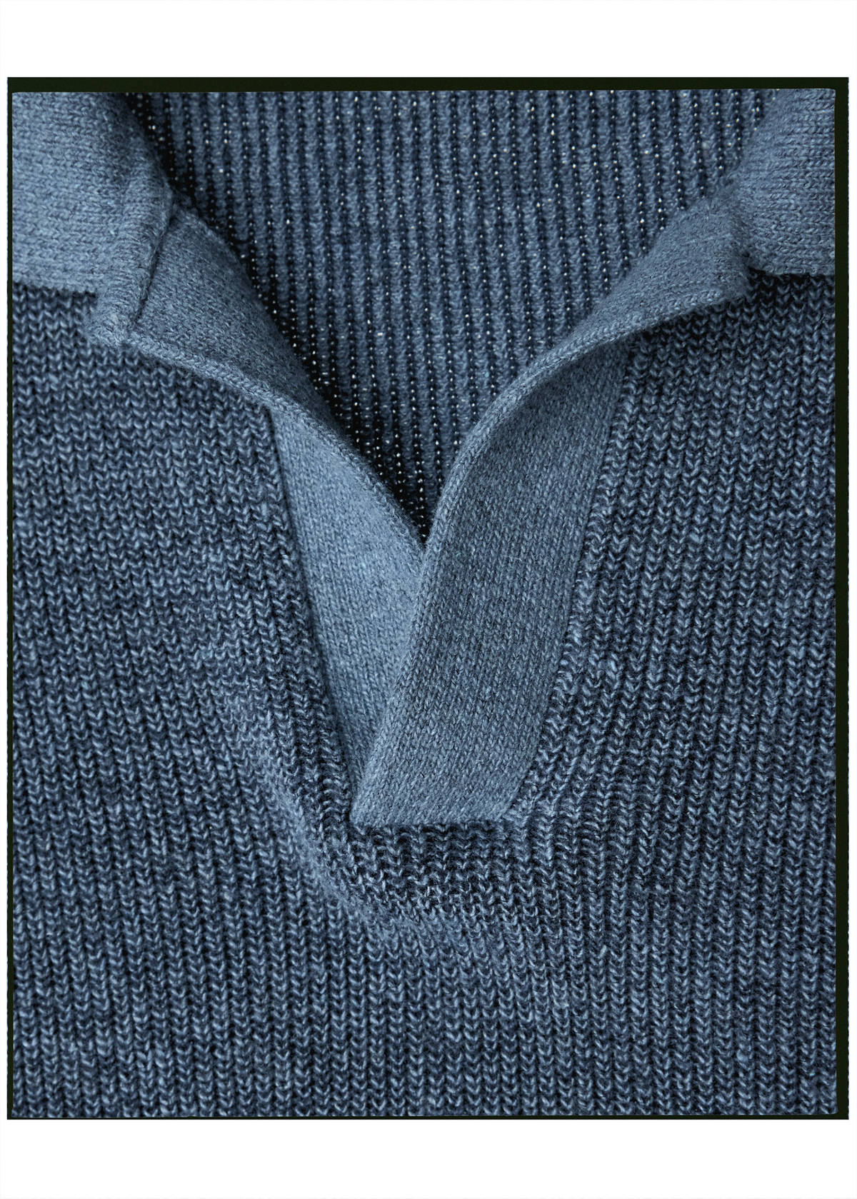 Pinori Filati cotton-blend polo shirt — Navy