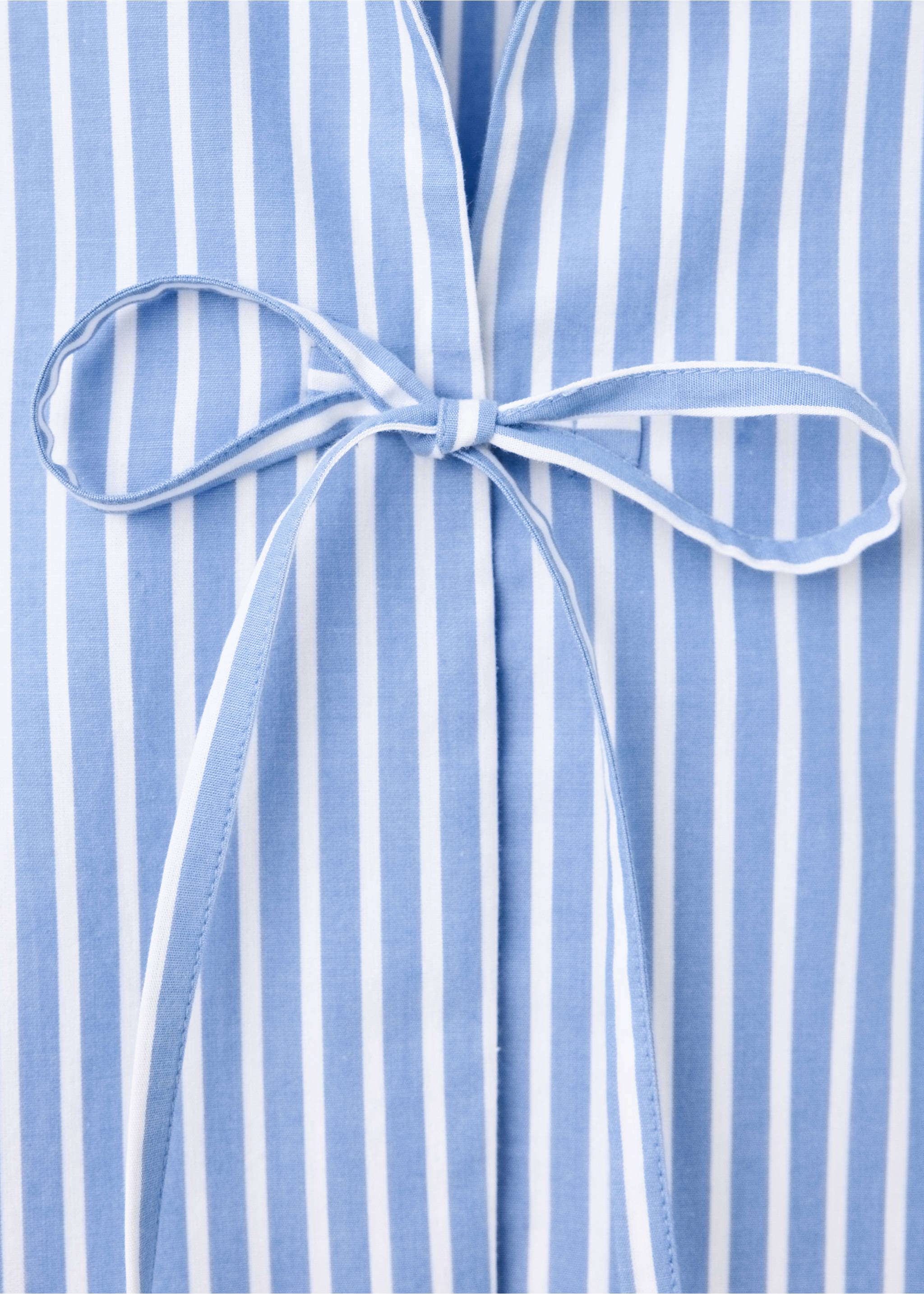 Chemise rayures nœuds - Détail de l'article 8, Bleu ciel. Ref: 37085843-00.