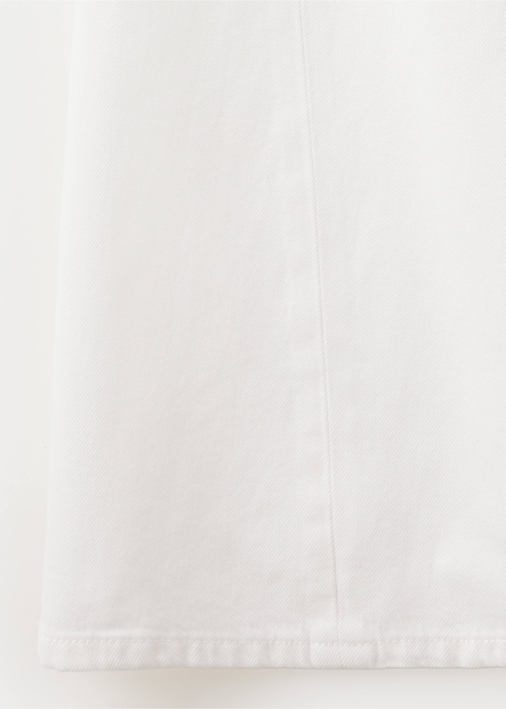 Wide-leg jeans with belt loop detail - Details of the article 0, Off White. Ref: 37085846-00.