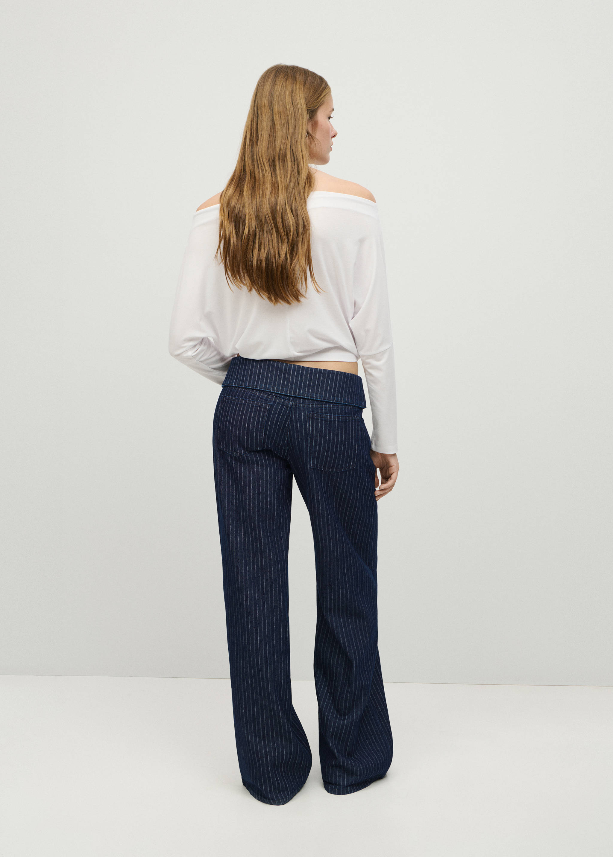 Jeans wide leg raya diplomática - Reverso del artículo