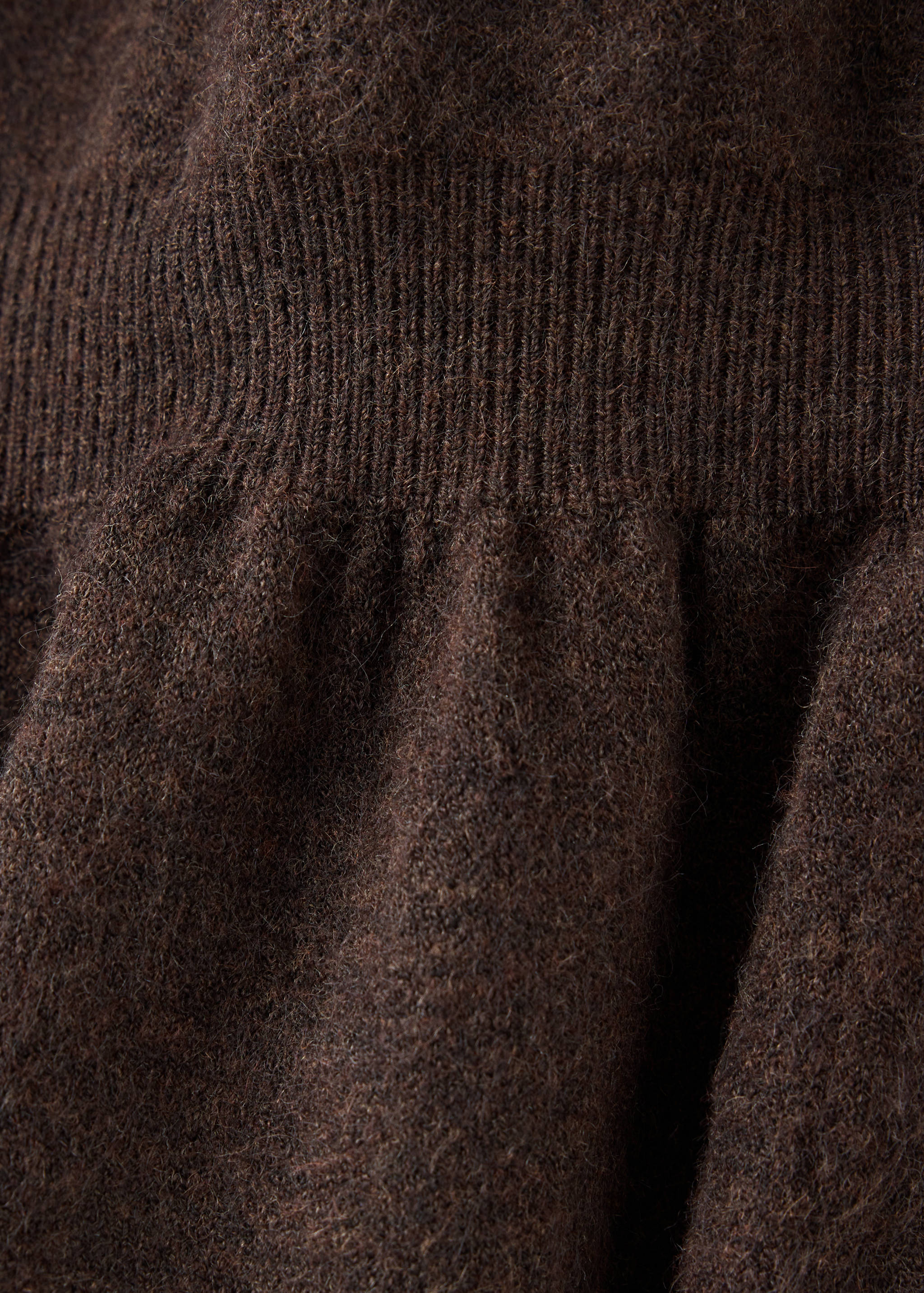 Veste en maille bas froncé - Détail de l'article 0